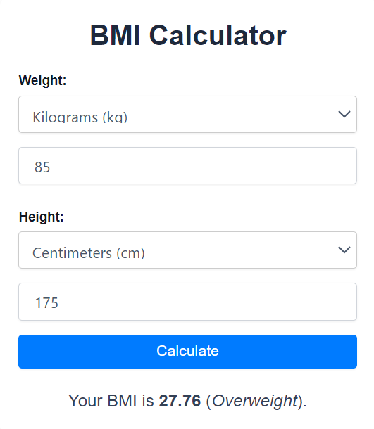 BMI Calculator dailybezz.com